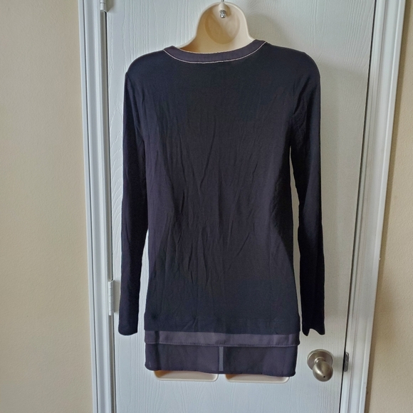 WHBM Long Sleeve Ball Chain Tee - Picture 2 of 9